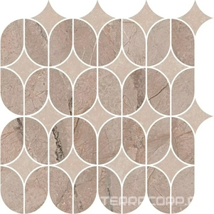 Керамическая плитка Kerama Marazzi Ифран Декор  наборный бежевый светлый глянцевый обрезной 30x32,5x0,9 Бежевый 