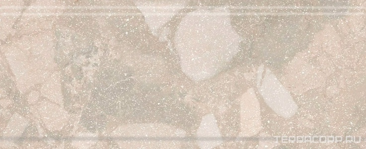 Керамическая плитка Kerama Marazzi Рабат Бордюр  Стоун бежевый матовый обрезной 30x12x1,3 Бежевый 