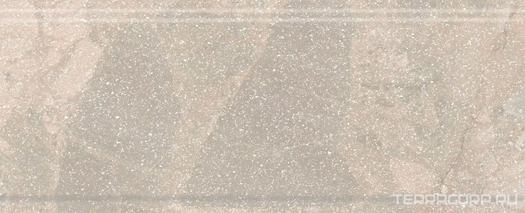 Керамическая плитка Kerama Marazzi Рабат Бордюр  Стоун бежевый матовый обрезной 30x12x1,3 Бежевый 
