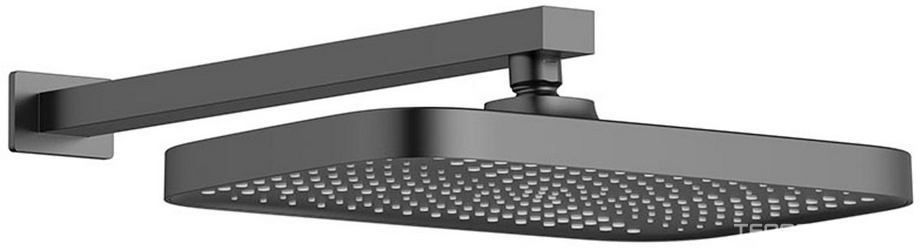 Душевой к-т: смеситель с перекл., встр.в стену, верхний душ, ручн.душ, шланг, кронштейн, шланговое подсоединение, (цв.вороненая сталь), Vincea ZZ