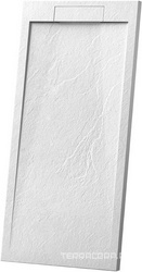 Поддон для душа 1200х800хh25мм, прямоугольный, без сифона арт. VSPH-D611,  (искуствен.камень. цв.белый матовый), Vincea ZZ