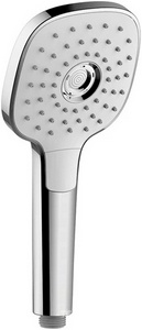 Душевая лейка, 3 режима, кнопочное переключение, цв.белый/хром Iddis sena SEN3F00i18