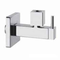 Кран-фильтр квадратный, для подвода воды к смесителю на раковину/биде, на 1/2 / 3/8, (цв. хром), Gessi ZZ