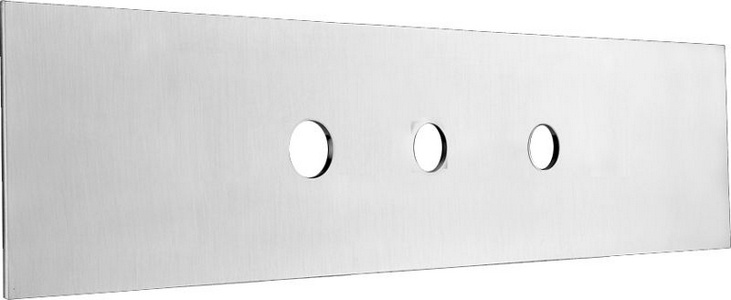 Пластина декорат. универсальная для смесителя на ванну встр. на 3 отв. (цв. хром) Gessi ZZ Gessi Универсал 01663 031
