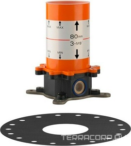 Встраиваемая часть для напольного смесителя для ванны, Gessi ZZ Gessi Универсал 46189 031