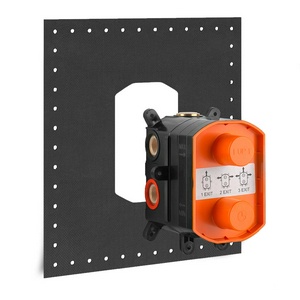 Встраиваемая часть для смесителя термостата встр. в стену, подключение от 1 до 3х потребителей, (цв. хром), Gessi ZZ Gessi Универсал 09269 031