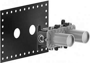 Встраиваемая часть для смесителя с изливом, (цв.Steel Brushed), Gessi ZZ