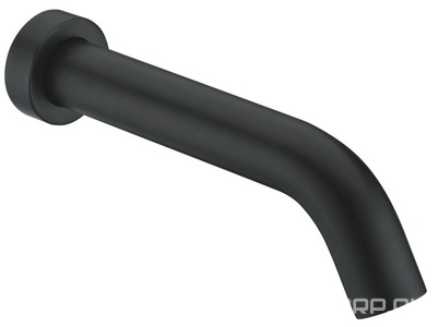 Излив для ванны, настенный монтаж, цв.черный ZZ Wasserkraft Универсал A084