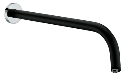 Кронштейн для верхнего душа, 320 мм, цв.черный/хром ZZ