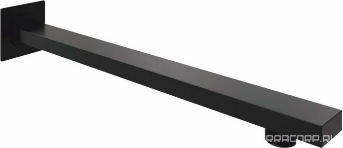 Верхний излив для душа цв. чёрный  ZZ Wasserkraft Универсал A219