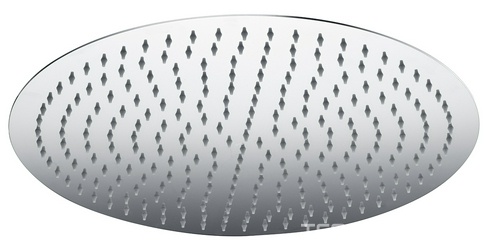 Верхний душ Wasserkraft A117, 400 мм, потолочный,круглый, цвет хром ZZ