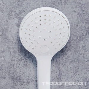 Лейка 3-функц. с системой защиты от извест.отложений  A155, ABS-пластик белый soft-touch ZZ Wasserkraft Универсал A155