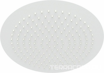 Душевая насадка Mindel A161 круглая d300 мм 168 форсунок нерж.сталь белый Soft-touch ZZ