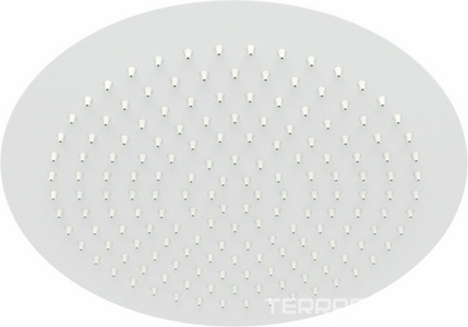 Душевая насадка Mindel A161 круглая d300 мм 168 форсунок нерж.сталь белый Soft-touch ZZ Wasserkraft Универсал A161