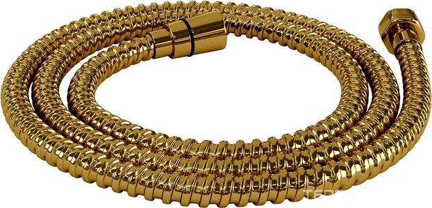 Шланг для душа 150 см, цв.золото глянец, ZZ Wasserkraft Sauer A197