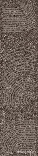 Бордюр коричневый тёмный матовый обрезной 30x7,2x0,9 Kerama Marazzi Руссильон Коричневый, фото 6
