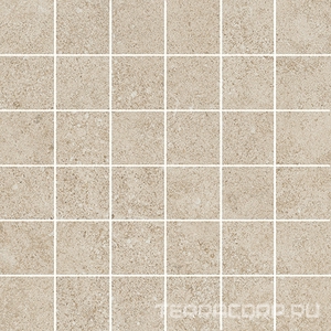 Декор  мозаичный бежевый матовый обрезной 30x30x0,9 Kerama Marazzi Руссильон Бежевый 