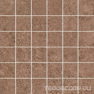 Декор  мозаичный коричневый матовый обрезной 30x30x0,9 Kerama Marazzi Руссильон Коричневый 