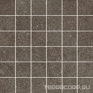 Декор  мозаичный коричневый тёмный матовый обрезной 30x30x0,9 Kerama Marazzi Руссильон Коричневый 