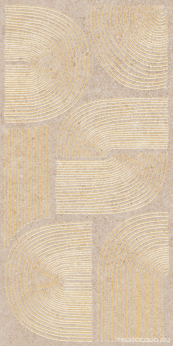 Декор бежевый матовый обрезной 30x60x0,9 Kerama Marazzi Руссильон Бежевый, фото 7