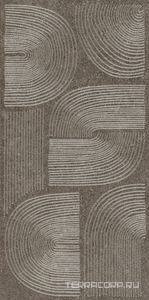 Декор  коричневый тёмный матовый обрезной 30x60x0,9 Kerama Marazzi Руссильон Коричневый 