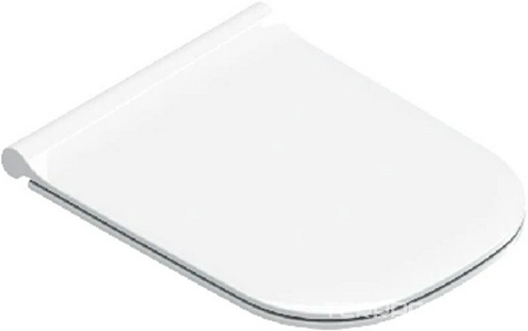 Сиденье для унитаза, с микролифтом, Slim, (цв.белый глянец),  ZZ Catalano Elice 0451250001
