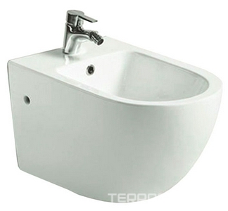 Биде подвесное 555х360х305мм, цвет белый,  ZZ Vincea Globo VB1-14