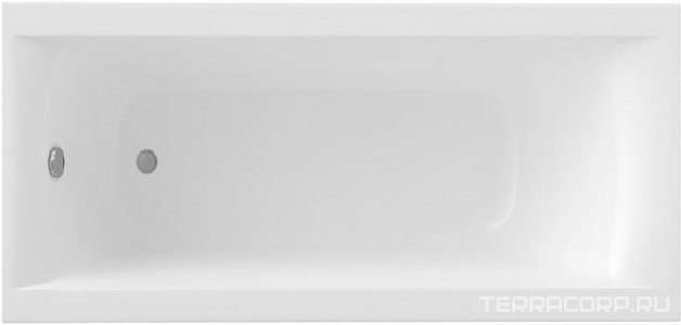 Ванна 1700x800xh450мм, без панели, слива-перелива, ножки в компл., литой мрамор цв.белый глянец.,  ZZ Астра-Форм Нью-Форм Ванна Нью-Форм 1700х800