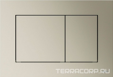 Панель смыва с двумя клавишами (пластик цв.никель металлик), TECEnow ZZ