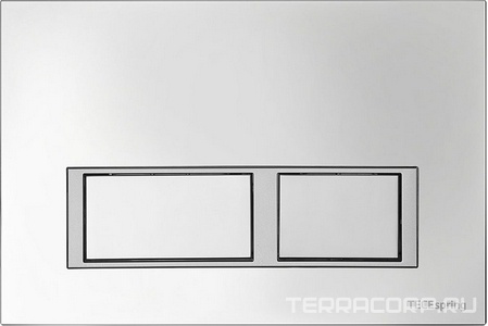 Комплект: унитаз подвесной, сиденье с микрол.  S, застенный модуль д/подв.унитаза, крепёж, клавиша смыва цв.хром глянец,  R ZZ Tece TECEspring K401201WCR