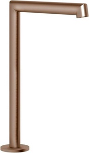 Излив смесителя для раковины, h231мм, (цв.Copper Br. PVD),  ZZ Gessi Anello 63323 708