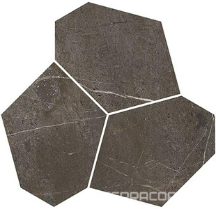 Декор  наборный коричневый матовый обрезной 26,5x25,5x0,9 Kerama Marazzi Марсель Коричневый 
