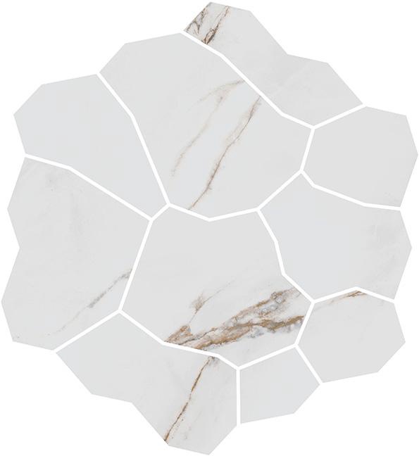 Декор наборный белый матовый обрезной 31,5x34,2x0,9 Kerama Marazzi Марсель Белый, фото 6