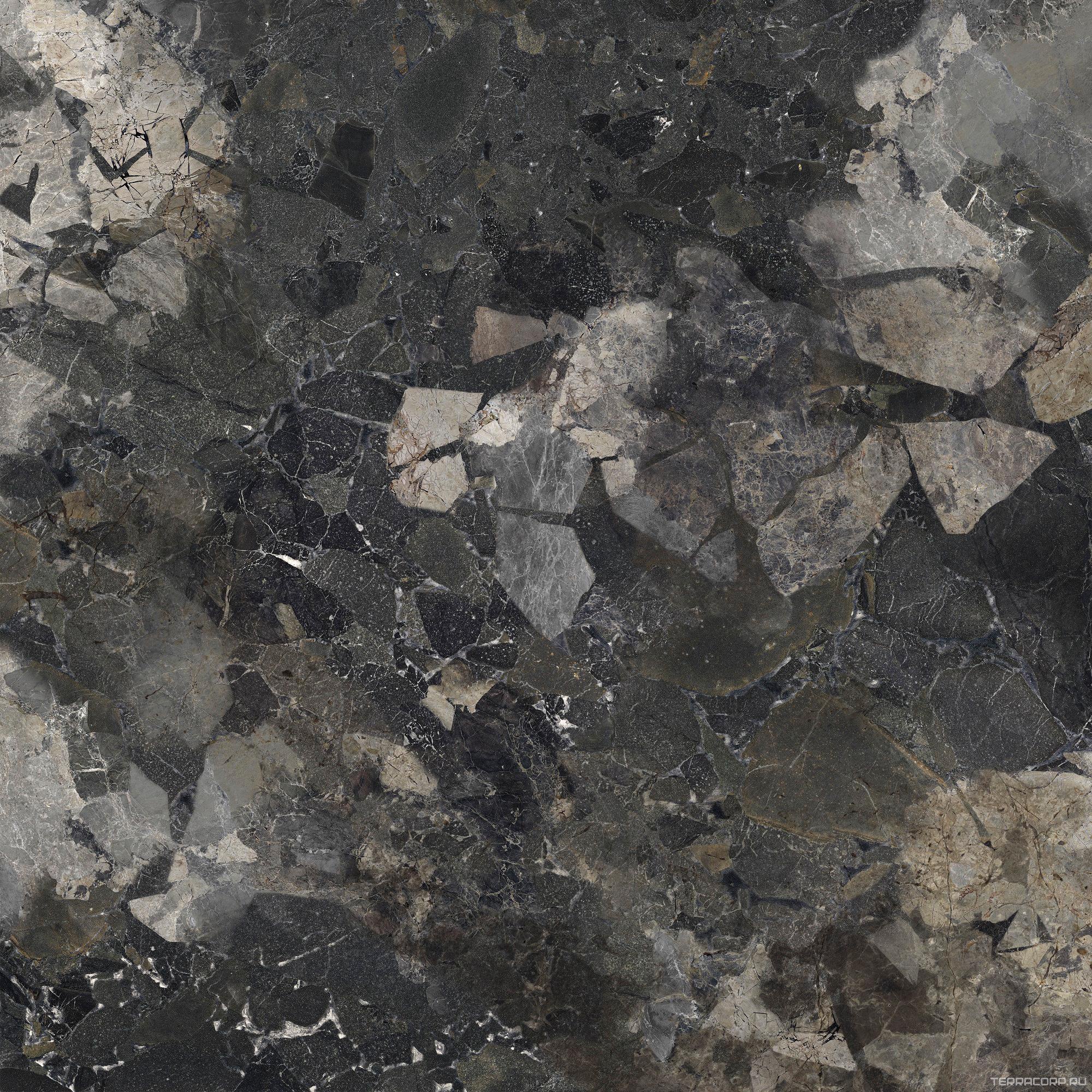 Керамогранит Dado Ceramica Argos Black 120x120 Черный, фото 3
