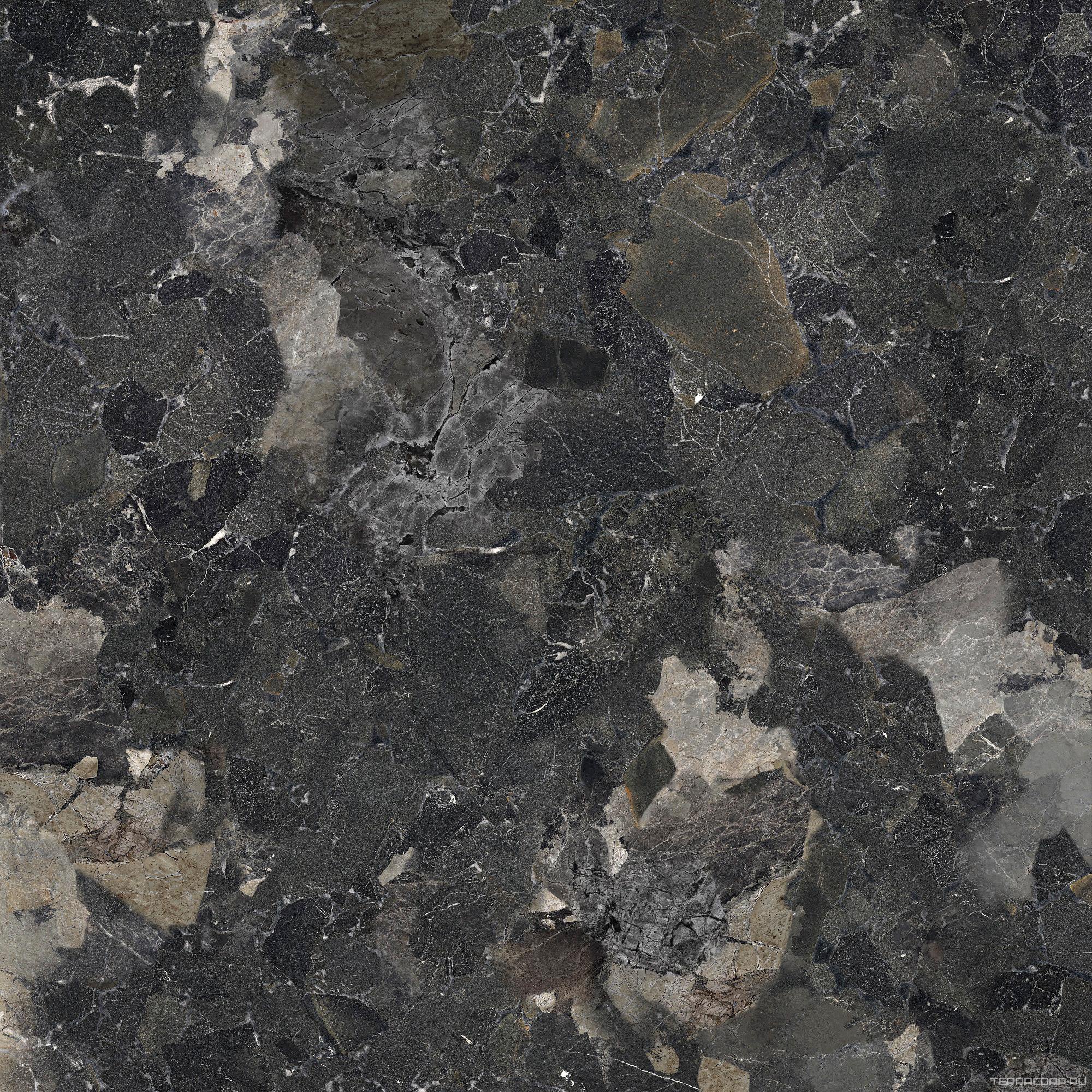 Керамогранит Dado Ceramica Argos Black 120x120 Черный, фото 4