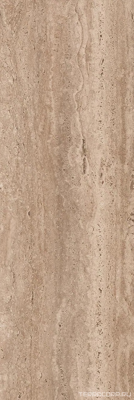 Керамическая плитка Kerama Marazzi Про травертин Про Травертин коричневый светлый матовый обрезной 30x89,5x0,9 Коричневый, фото 7