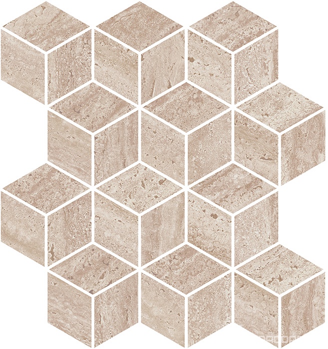 Декор Про Травертин мозаичный бежевый матовый обрезной 34,5x37x0,9 Kerama Marazzi Про травертин Бежевый, фото 6