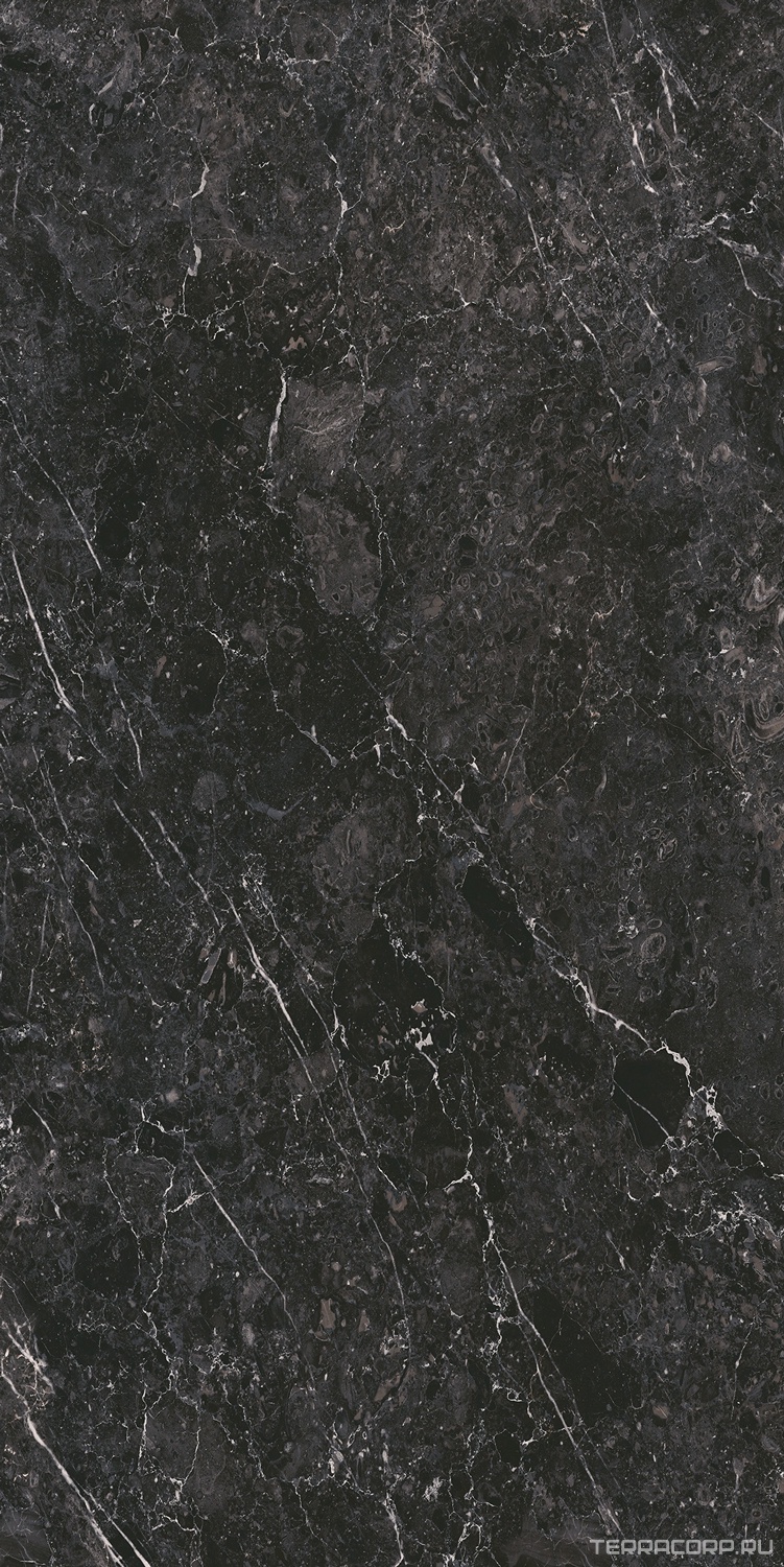 Керамическая плитка Kerama Marazzi Марсель чёрный глянцевый обрезной 60x119,5x0,9 Черный, фото 7
