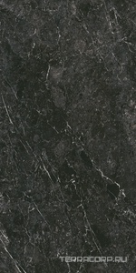 Керамическая плитка Kerama Marazzi Марсель  чёрный глянцевый обрезной 60x119,5x0,9 Черный 