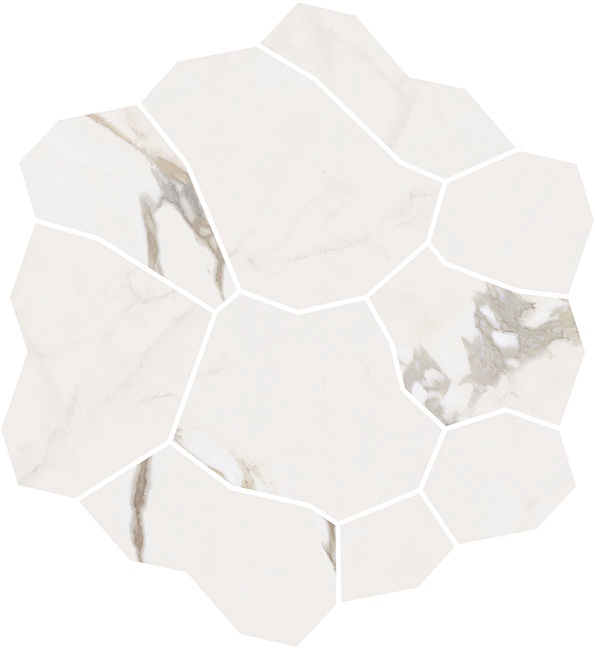 Декор наборный бежевый светлый глянцевый обрезной 31,5x34,2x0,9 Kerama Marazzi Марсель Бежевый, фото 6