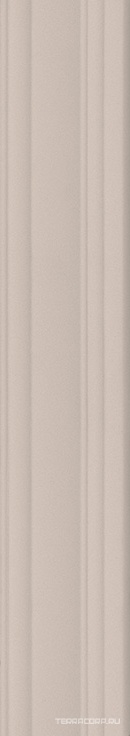 Бордюр Багет Гране бежевый светлый матовый обрезной 40x7,3x2,7 Kerama Marazzi, фото 6
