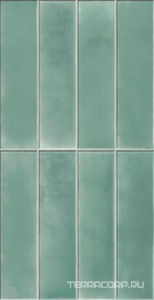 Керамогранит AtlasConcorde Россия Rinascente Fusion Rin.Fu. Aquamarina Brick Aurea/Рин.Фьюжн Аквамарина Брик Ауреа Голубой 