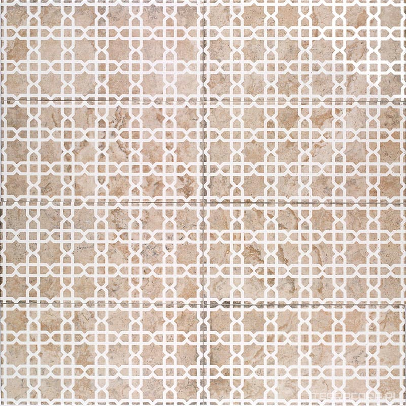 Керамогранит Mainzu Travertine Decor Petra 15x30 Бежевый, фото 3