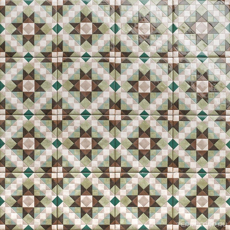 Керамогранит Mainzu Marrakech Agadir Jade 15x15 Комбинированный, фото 3