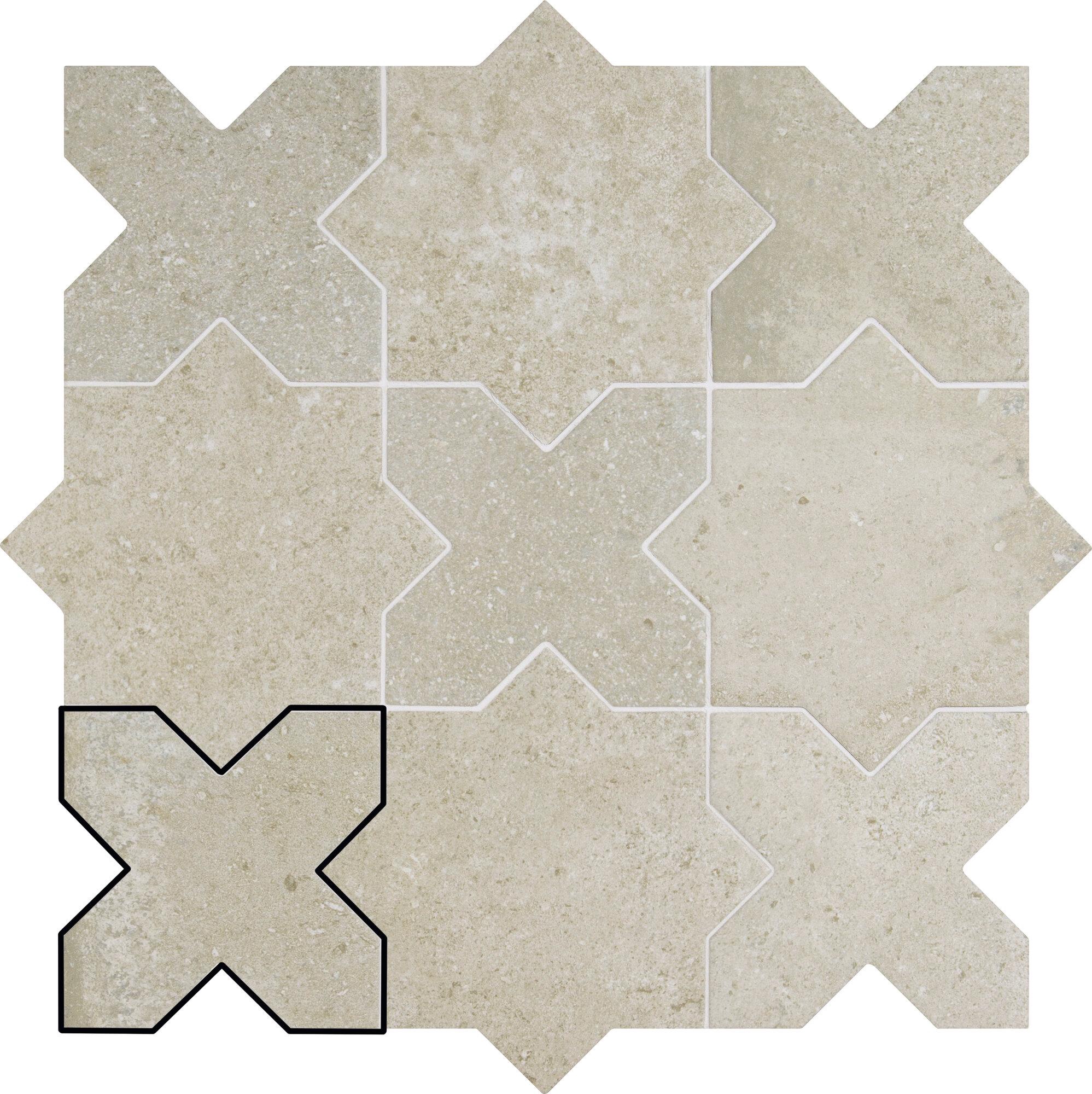 Керамогранит APE Ceramica Antico Casale Quattro Ecru 12x12 Бежевый, фото 4