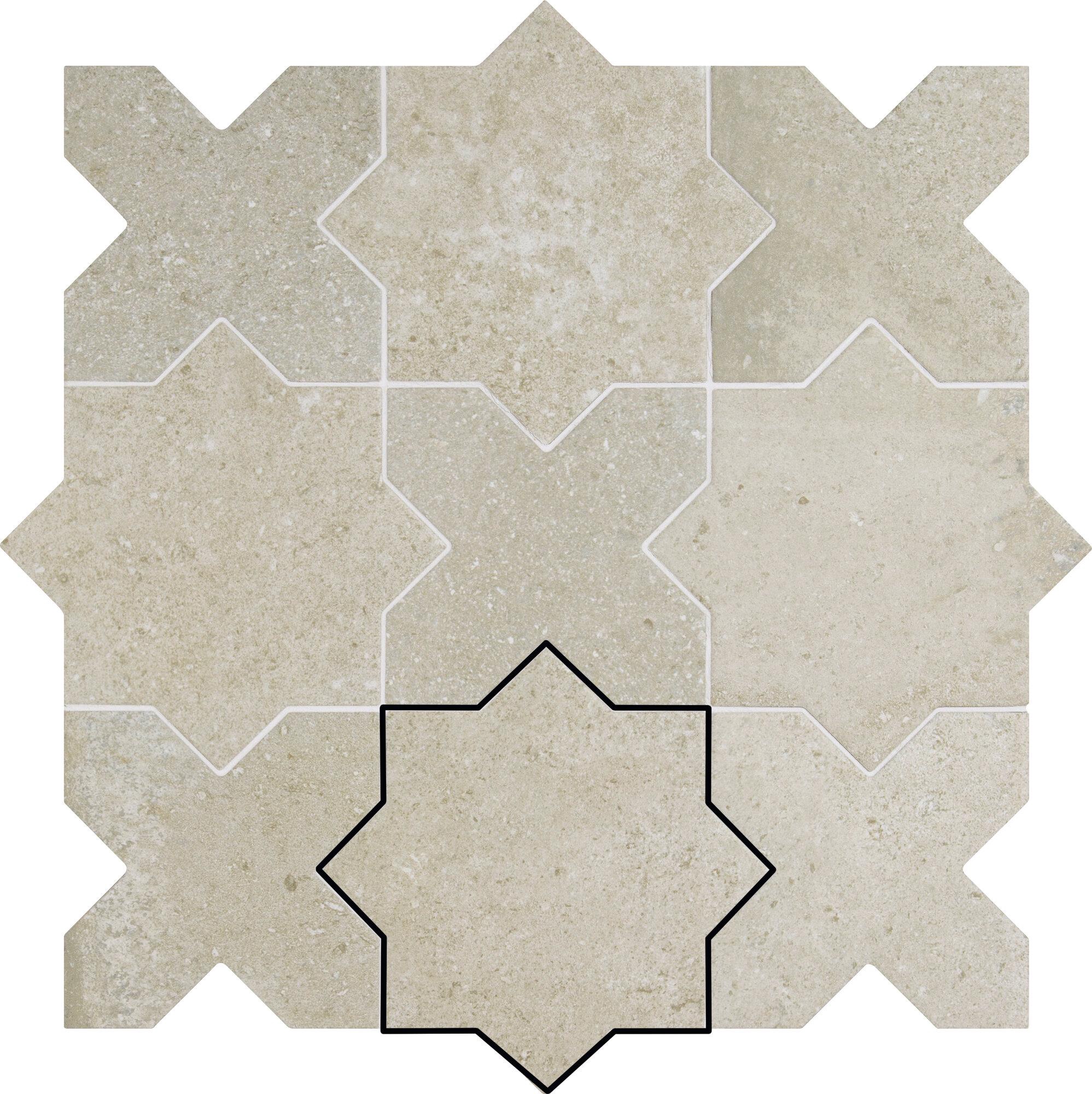 Керамогранит APE Ceramica Antico Casale Otto Ecru 16.8x16.8 Бежевый, фото 4