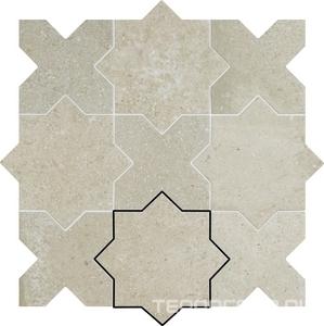 Керамогранит APE Ceramica Antico Casale Otto Ecru 16.8x16.8 Бежевый 