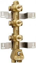 Внутренняя часть встраиваемого смесителя для душа, на 3 потребителя, Bossini ZZ Bossini Универсал Z030202000