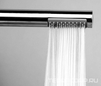 Лейка для душа, ручная, 1 вид струи, (цв.хром),  Bossini ZZ Bossini Zen B00250.030