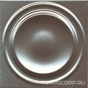 Декор  металл глянцевый структура обрезной 20x20x0,95 Kerama Marazzi Арль Серый 
